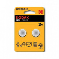 KODAK CR2032 Batería Litio Ultra 3V 2 Unds (30417687)