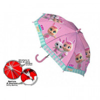 Paraguas Bebes Llorones Rosa 42/8  DISNEY