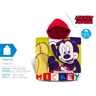 Poncho en coton Mickey DISNEY