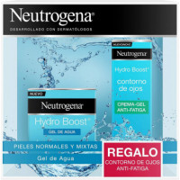 NEUTROGENA Pack Hydro Boost Gel de Agua (50ML) + Contorno de Ojos Crema-gel Antifatiga (15ML) para Pieles Normales y Mixtas