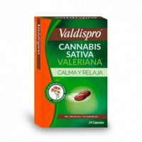 Valdispro Cannabis Sativa Valeriana 24 Cápsulas  VEMEDIA PHARMA