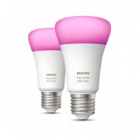 LED Bulb - Philips - HUE Pack 2X9W A60 E27 806 Lumens