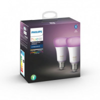 LED Bulb - Philips - HUE Pack 2X9W A60 E27 806 Lumens