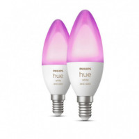 Led Bulb - Philips - HUE Pack 2X5.3W B39 E14 470 Lumens