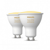 Led Bulb - Philips - HUE Pack 2X5W GU10 350 Lumens