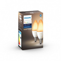 Led Bulb - Philips - HUE Candle Pack 2X5.2W B39 E14 470 Lumens