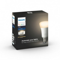 Led Bulb - Philips - HUE Starter Kit Pack 3X9W E27 60W + Bridge + Switch