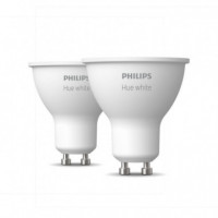 Led Bulb - Philips - HUE Pack 2X6W GU10 400 Lumens