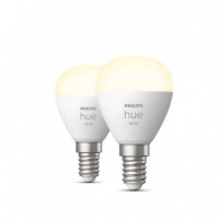 Led Bulb - Philips - HUE Pack 2X5.5W Luster E14 470 Lumens