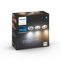 Foco Empotrable · Philips · HUE Milliskin Blanco Regulable GU10 Pack 3X5W