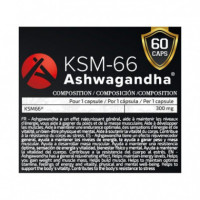 KSM66 Ashwagandha 60 Capsulas - Mvp  IO.GENIX