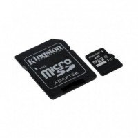 Memoria Micro Sd 64GB KINGSTON Xc C10 + Adaptador Sd