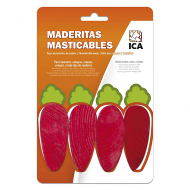 ICA Maderitas Carottes pour rongeurs