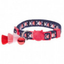 Fb Collar Gato Bohemian Rojo  FERRIBIELLA