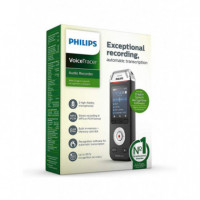 PHILIPS DVT2810 Stereo Voice Recorder + Transcription Software