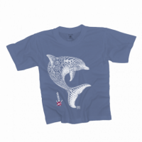 Boy's T-shirt Dolphin Tattoo KANUMERA