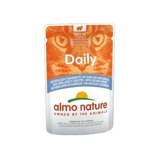 An Cat Daily Bites Cod/shrimp 70GR ALMO NATURE