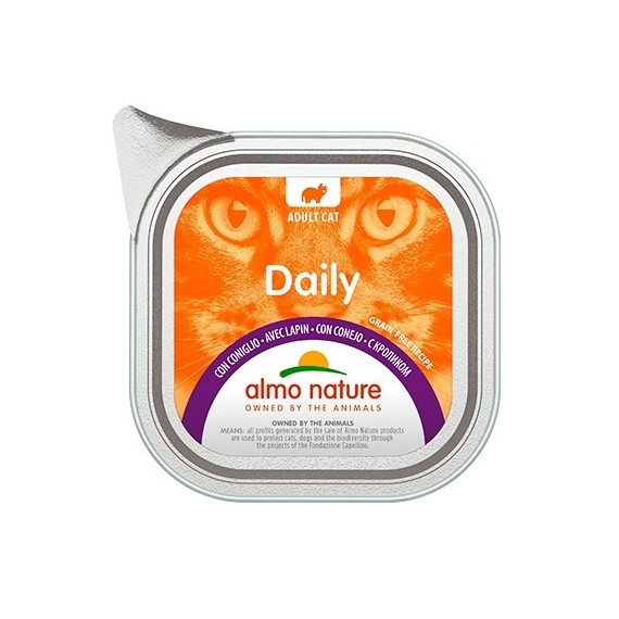 An Cat Daily Mousse Conejo 100 Gr  ALMO NATURE
