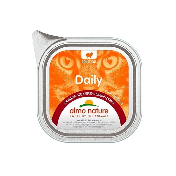 An Cat Daily Mousse Pato 100 Gr  ALMO NATURE