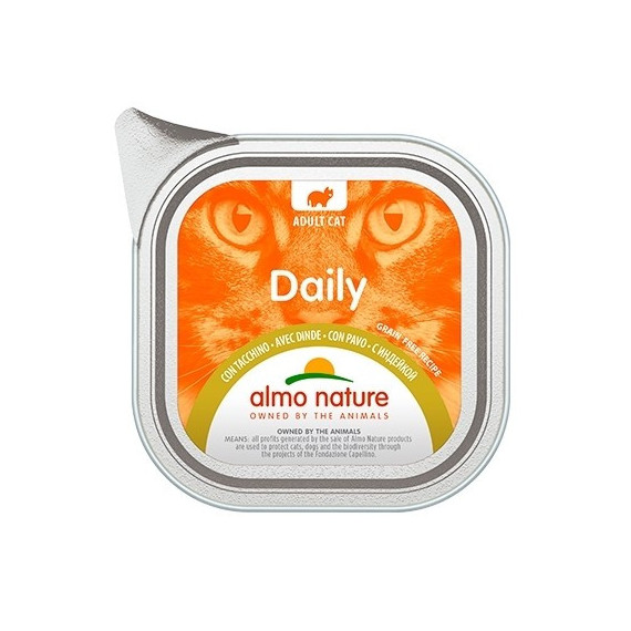 An Cat Daily Mousse Pavo 400 Gr  ALMO NATURE