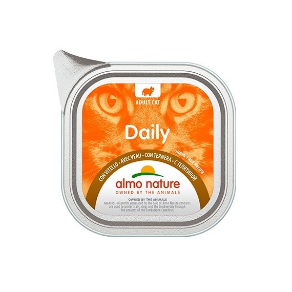 An Cat Daily Mousse Ternera 100 Gr  ALMO NATURE