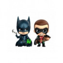 Figura Batman & Robin  Cosbaby Batman Forever  HOT TOYS