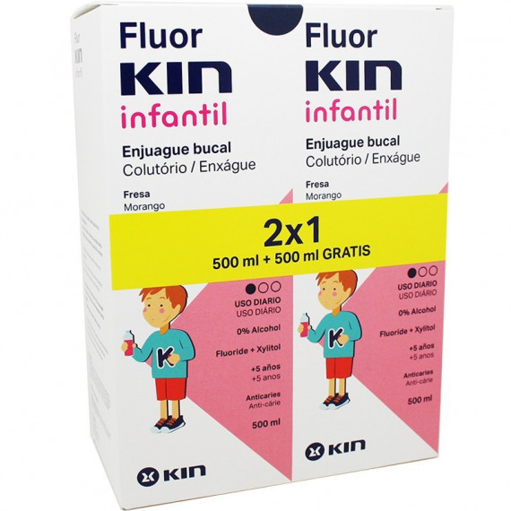 Fluor KIN Infantil Colutorio + Pasta Dentifrica