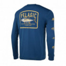 Camiseta Aquatek Game Fish Navy  PELAGIC