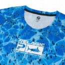 Camiseta Solar Pro Dorado Azul PELAGIC