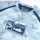 Camiseta Vaportek Fish Camo Slate PELAGIC