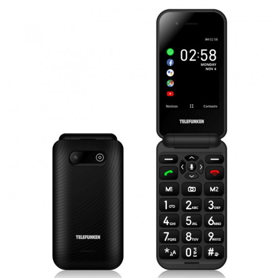 Teléfono Móvil TELEFUNKEN S760 Negro