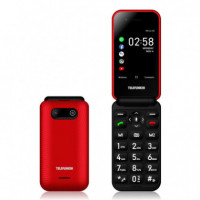 Teléfono Móvil TELEFUNKEN S740 Rojo