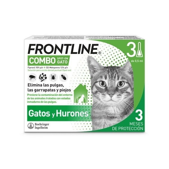 Frontline Combo Gato 3 Ud  BOEHRINGER INGELHEIM