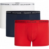 3P Trunk White/desert Sky/primary Red  TOMMY HILFIGER