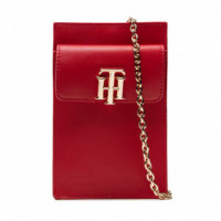 Th Lock Party Phone Wallet Primary Red  TOMMY HILFIGER