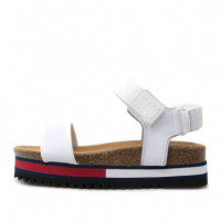 Flag Outsole Tommy Jeans Sandal White  TOMMY HILFIGER