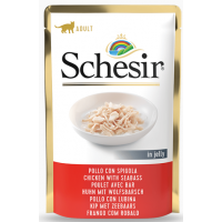 SCHESIR Cat Chicken/Beef Pouch 85 Gr