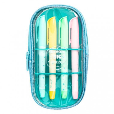 MR. WONDERFUL - Highlighter Set with Case - Let The Fun Begin!
