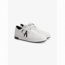 Sneaker calvin klein runner blanc logo noir