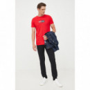 Rwb Corp Graphic Tee Primary Red  TOMMY HILFIGER