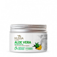 Crema Corporal Vegana de Aloe Vera con Aceite de Almendra Dulce y Almidón de Arroz  MUSSA CANARIA