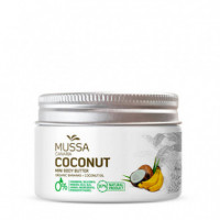 Crema Corporal Vegana Extra Hidratante de Aceite Natural de Coco y Manteca de Coco  MUSSA CANARIA