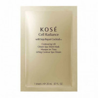 Cell Radiance With Soja Repair Cocktail Tm Contouring Lift Onsen Spa Sheet Mask  KOSÉ