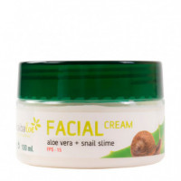 Crema Facial Nutritiva Aloe Vera y Baba de Caracol SPF15  TABAIBALOE