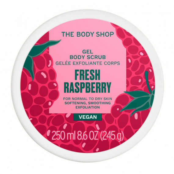 Fresh Raspberry Gel Body Scrub  THE BODY SHOP