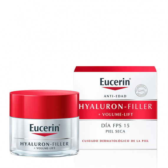 Crema de Día Facial Piel Seca Hyaluron-filler Volume-lift  EUCERIN