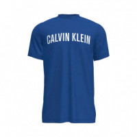 Ck T-Shirt 0 Crew Neck Providence Blue CALVIN KLEIN