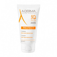 Protect Crema Solar Facial Spf 50+ sin Perfume  A-DERMA