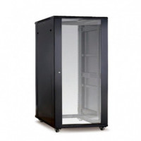 Rack Cabinet 24U 60X60 Disassembled Glass and Metal Doors OEM