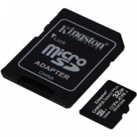 Memoria Micro Sd 32GB KINGSTON Hc C10 + Adaptador Sd